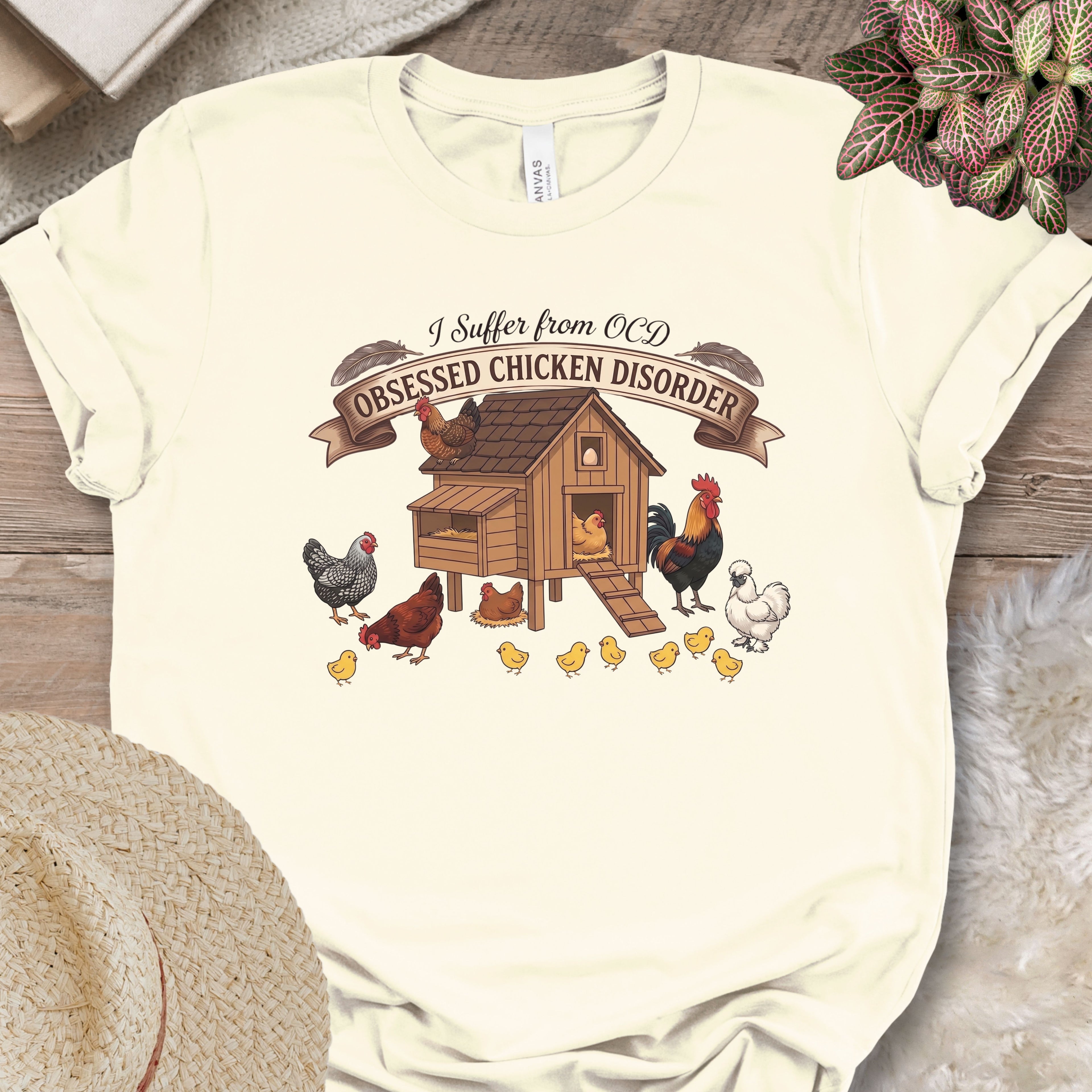 Chicken Coop Obsession Humor T-Shirt