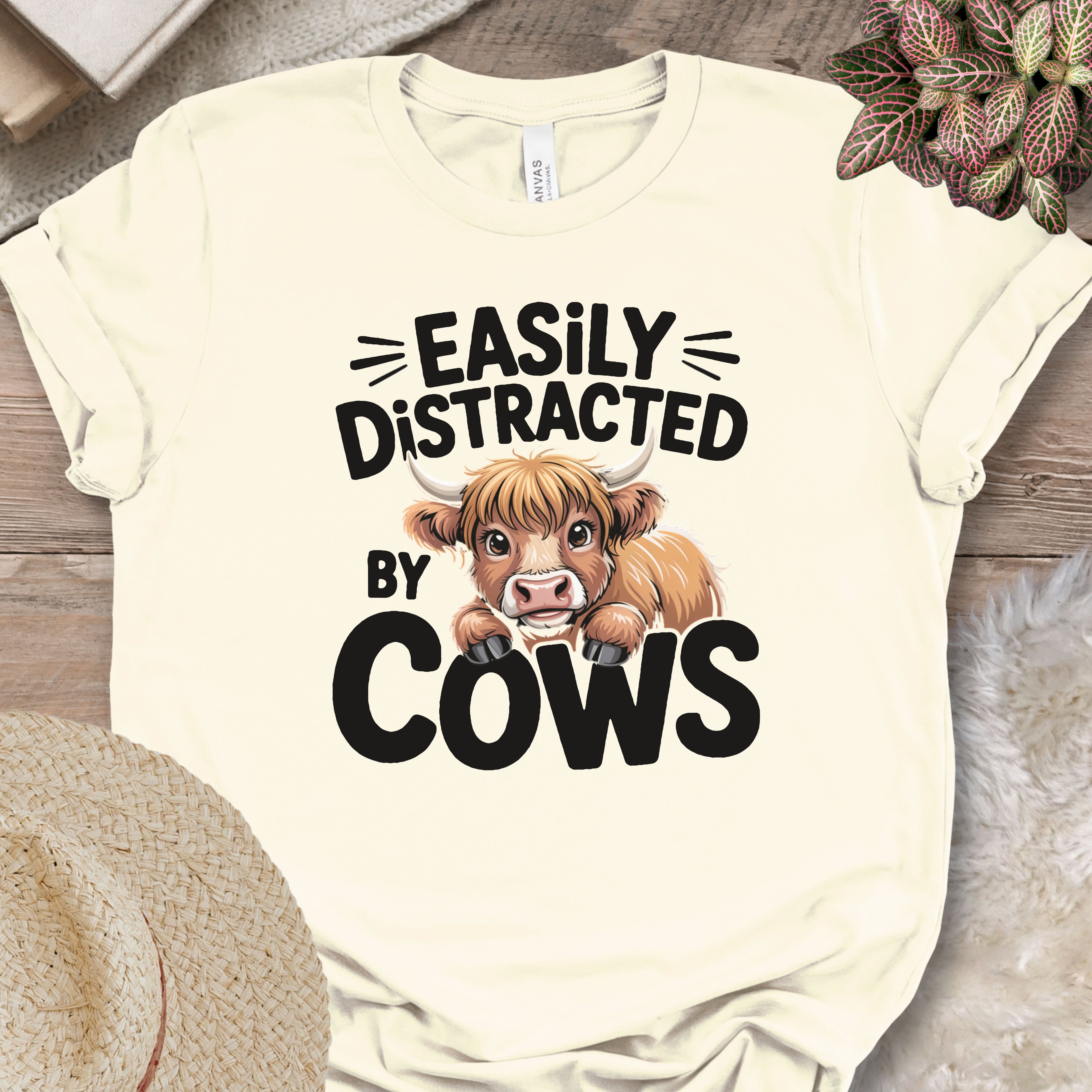 Easily Distracted by Cows Tee