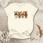 Four Cows Lineup Tee