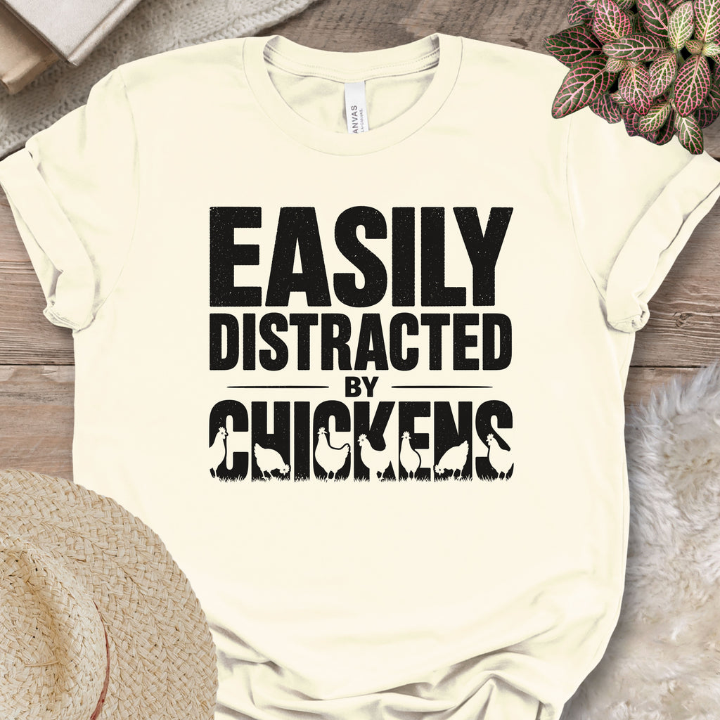 Vintage Distressed Chicken Graphic Tee
