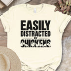 Vintage Distressed Chicken Graphic Tee