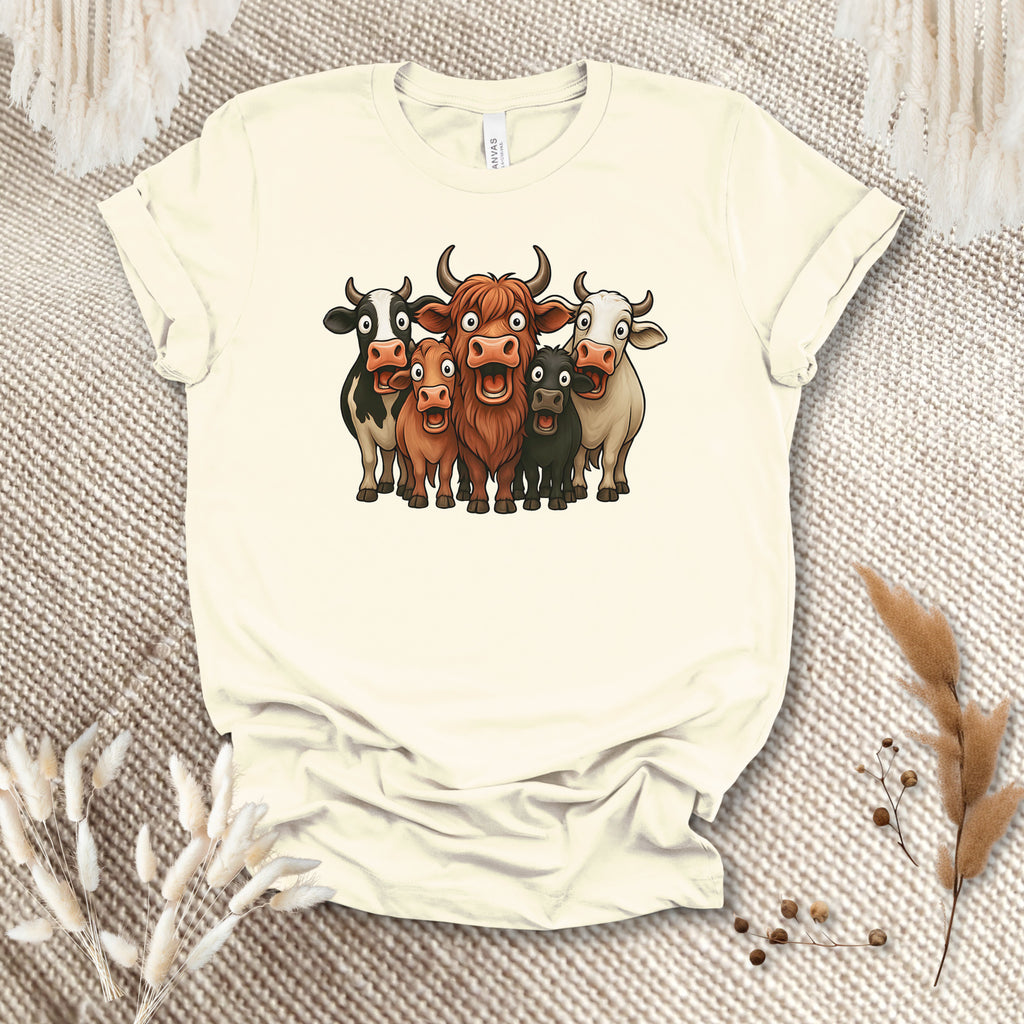 Surprised Cows Tee