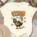 Chicken Chaos Anatomy Graphic Tee