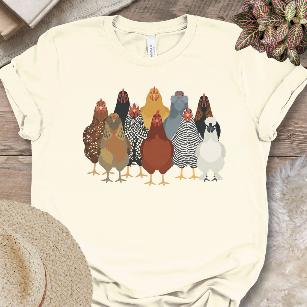 Backyard Chicken Flock T-Shirt (A)