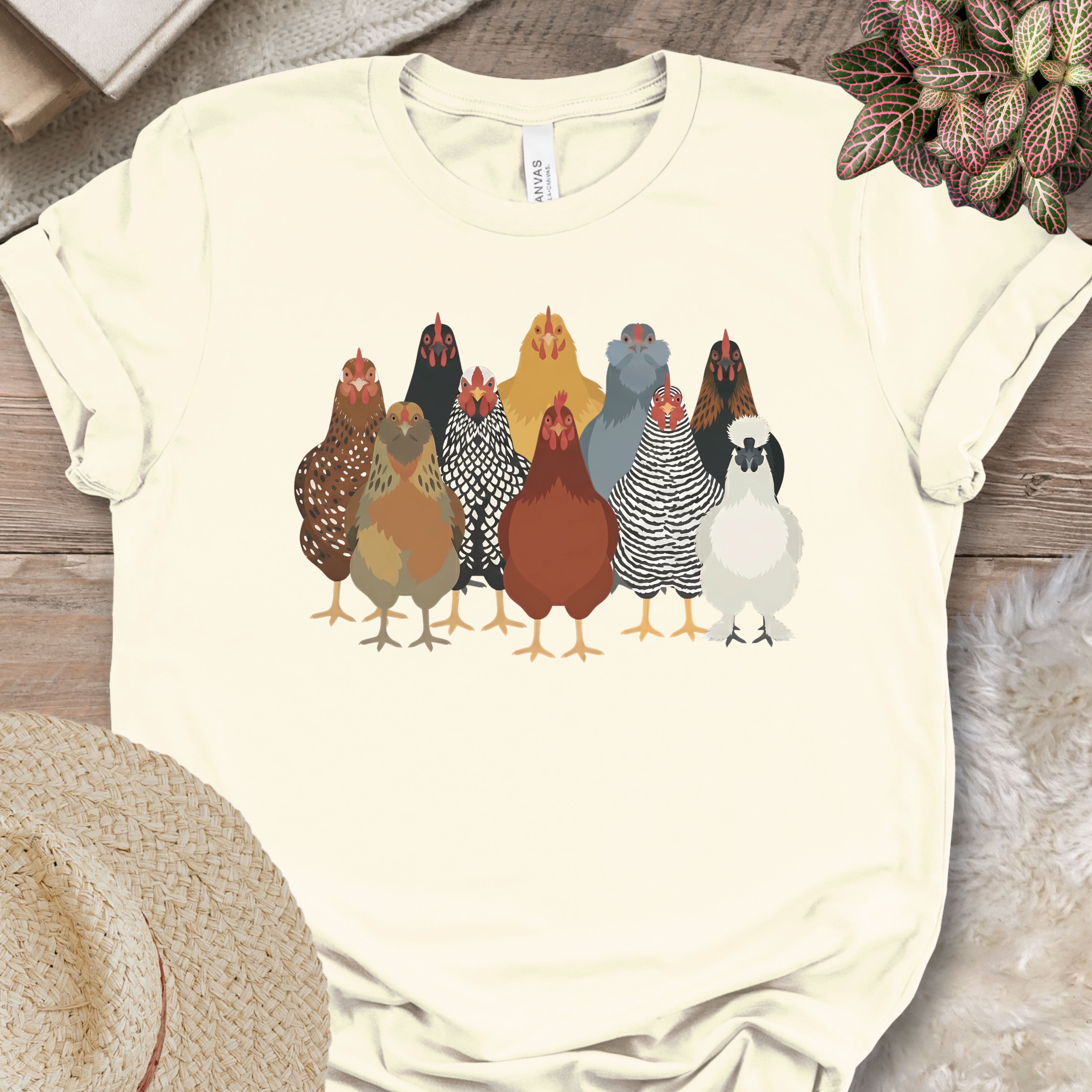 Backyard Chicken Flock T-Shirt (A)
