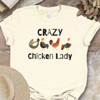 Crazy Chicken Lady T-shirt