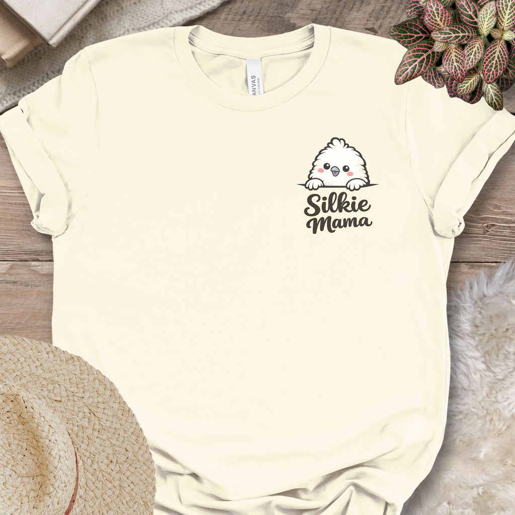 Silkie Mama Chest Print T-Shirt