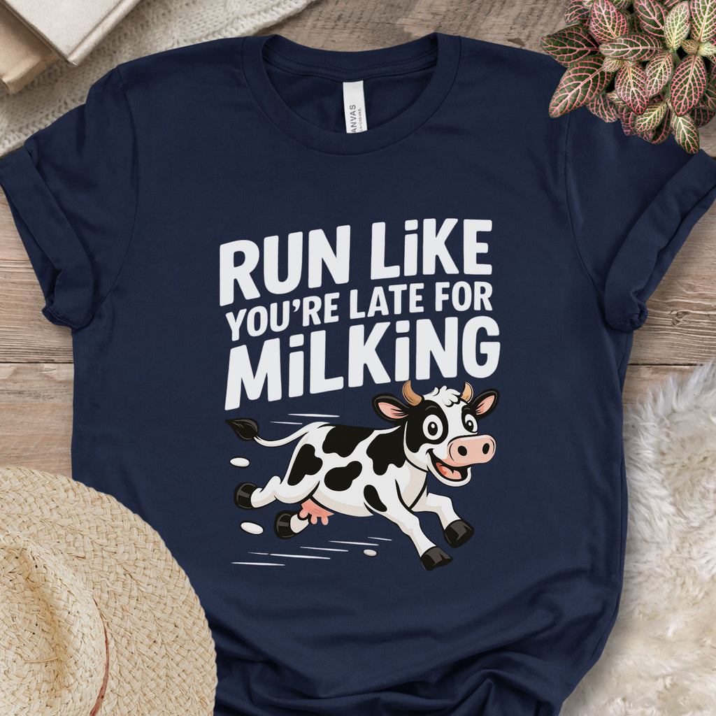 Run Like You’re Late for Milking Tee