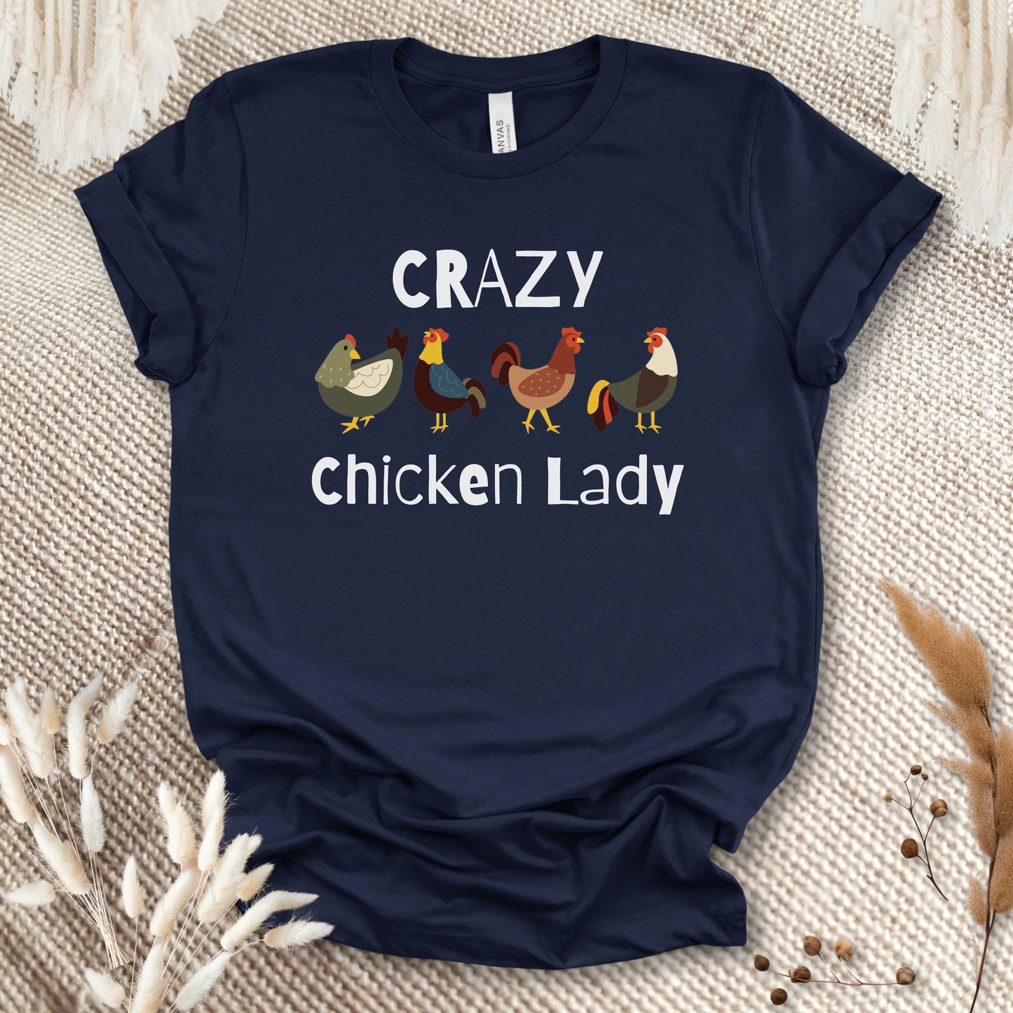 Crazy Chicken Lady T-shirt