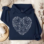 Chicken Heart Floral Hoodie