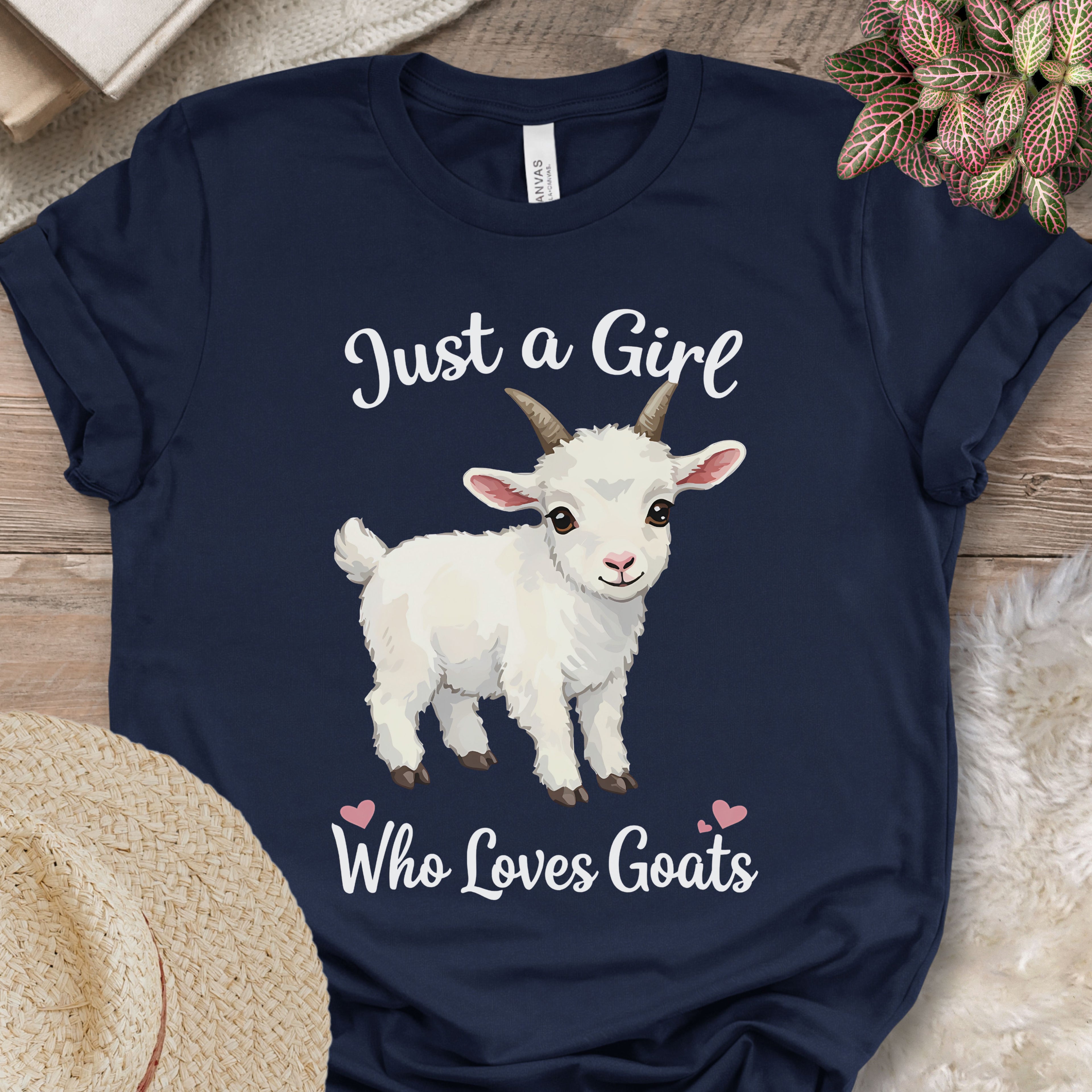 Just a Girl Who Loves Goats Tee