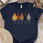 Backyard Chicken Breeds Tee (A)
