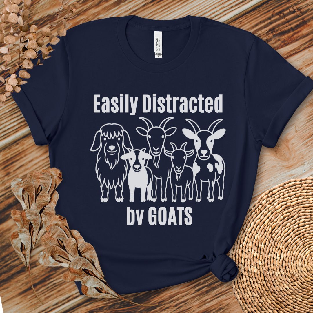 Easily Distracted by Goats Tee