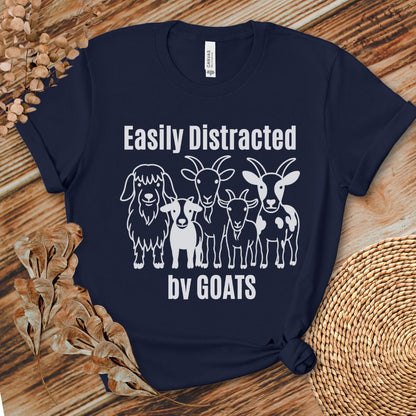Easily Distracted by Goats Tee
