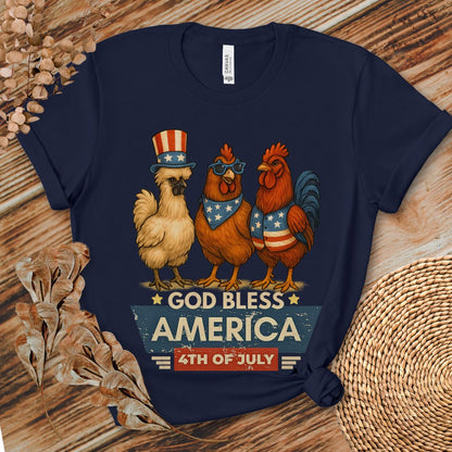 God Bless America Chicken Shirt