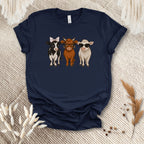 Trendy Cow Trio Tee