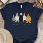 Backyard Chicken Breeds Tee (C)