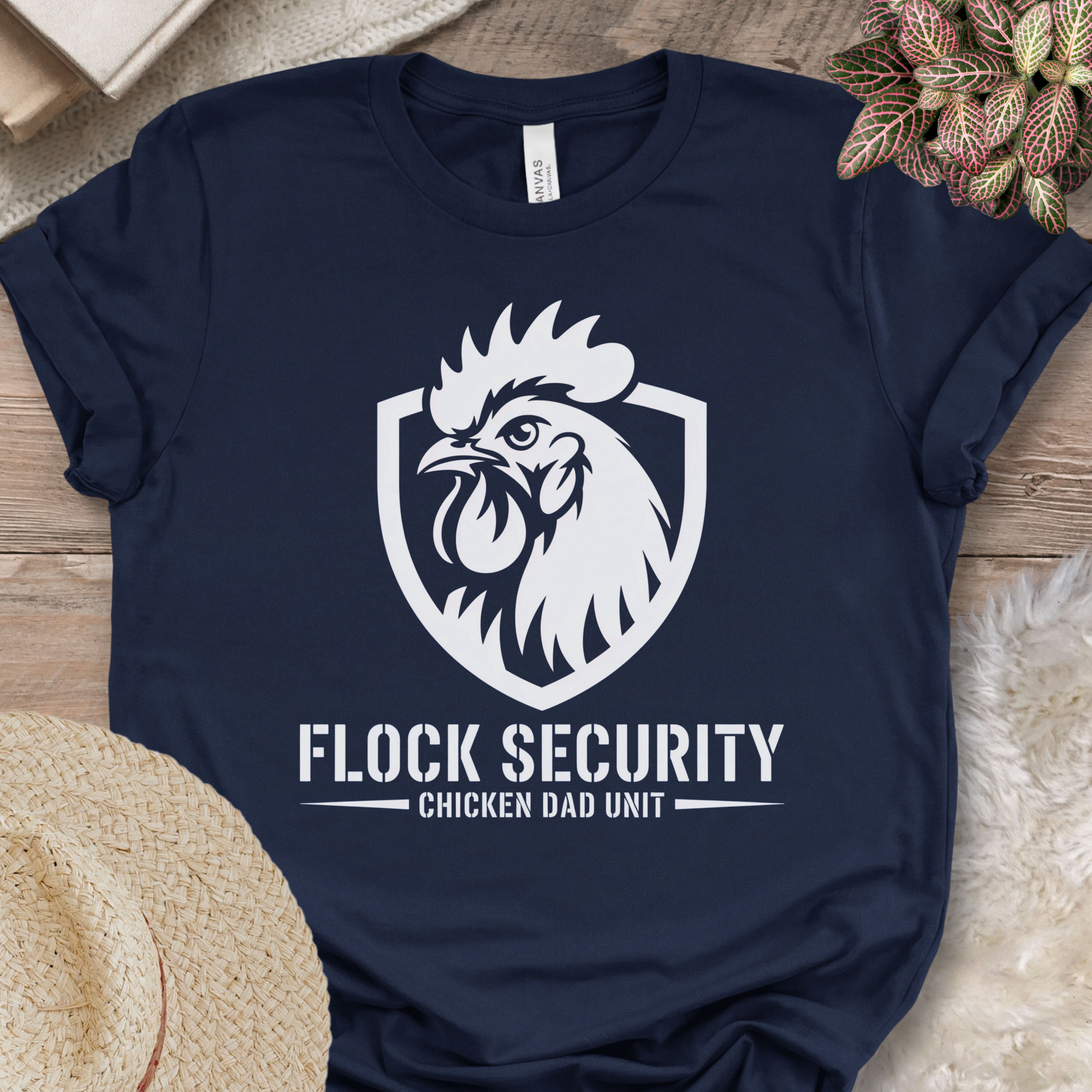 Flock Security Chicken Dad Shirt