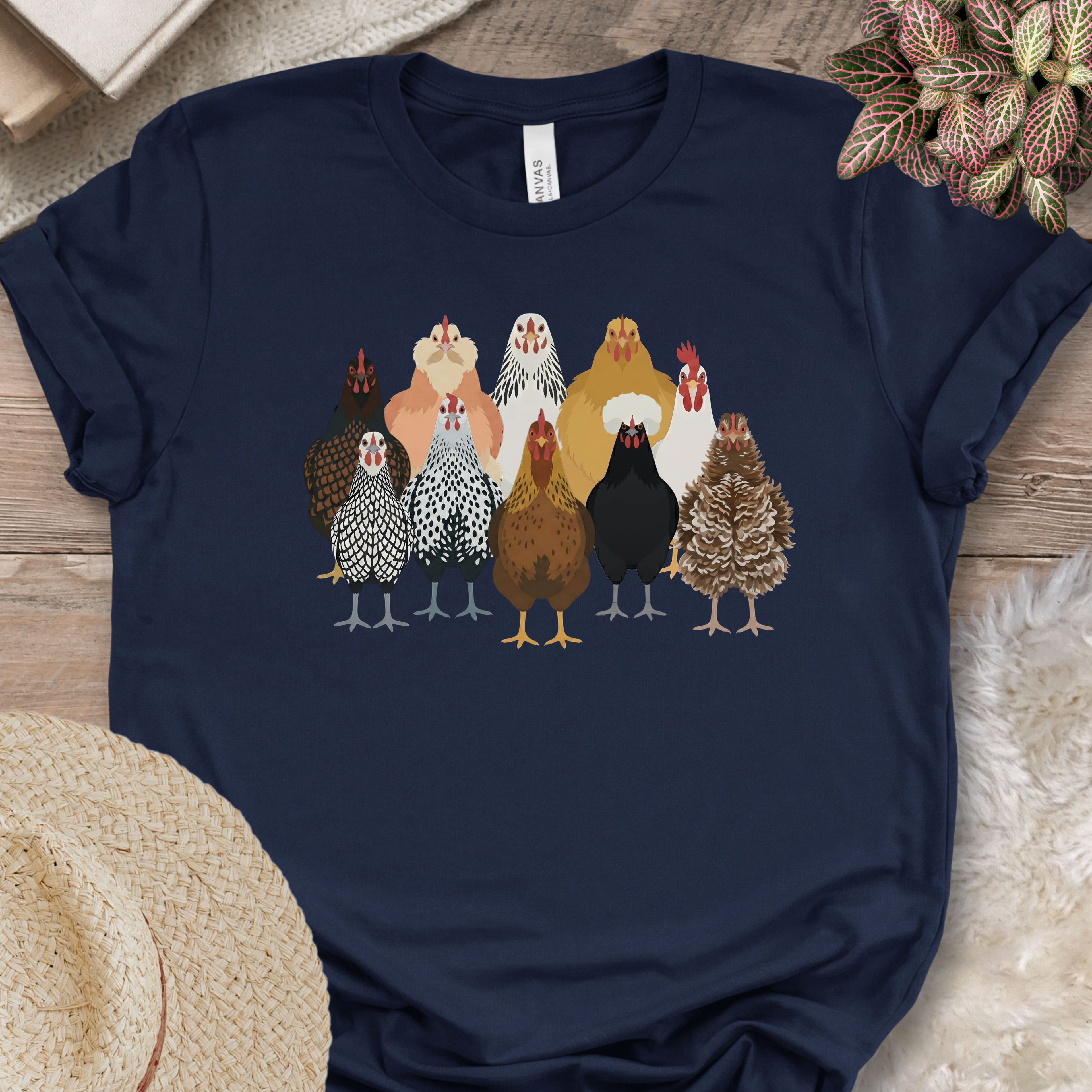 Backyard Chicken Flock T-Shirt (B)