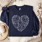 Chicken Heart Floral Sweatshirt