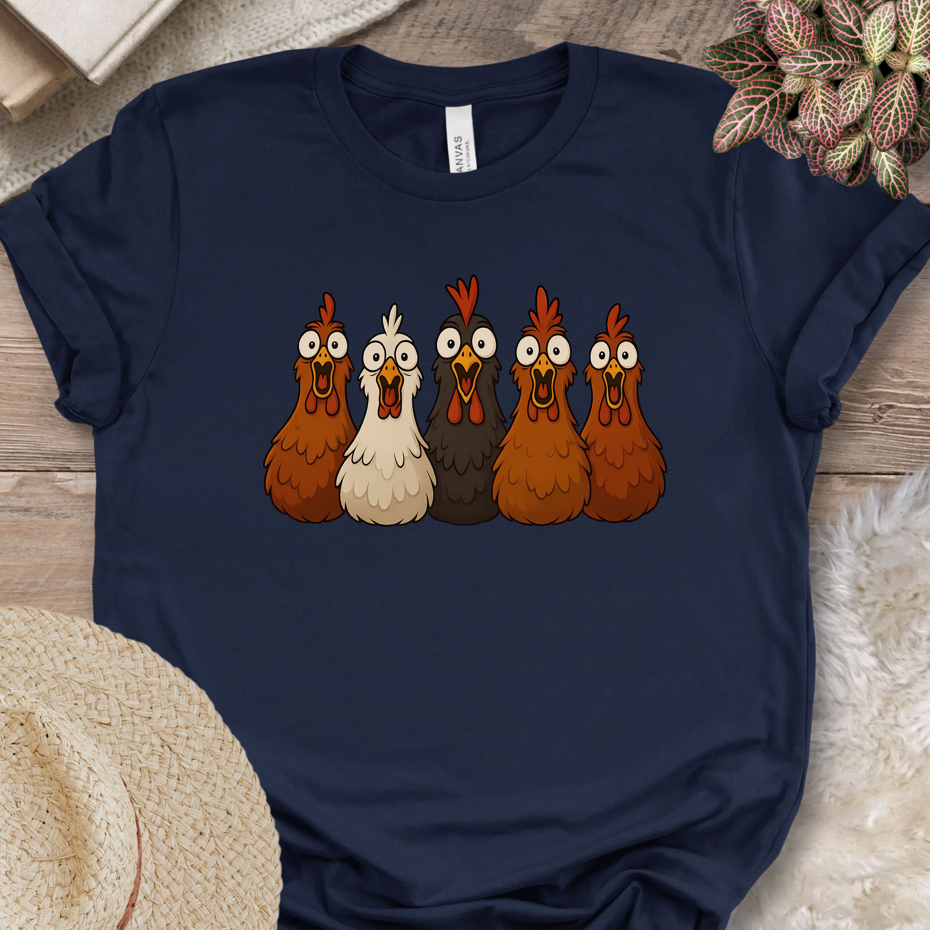 Surprised Chickens Tee