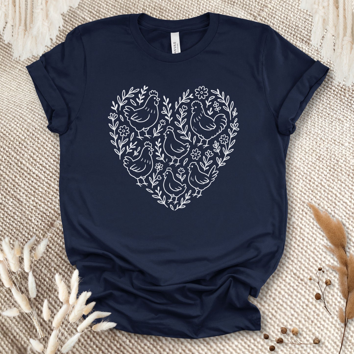 Chicken Heart Floral Tee