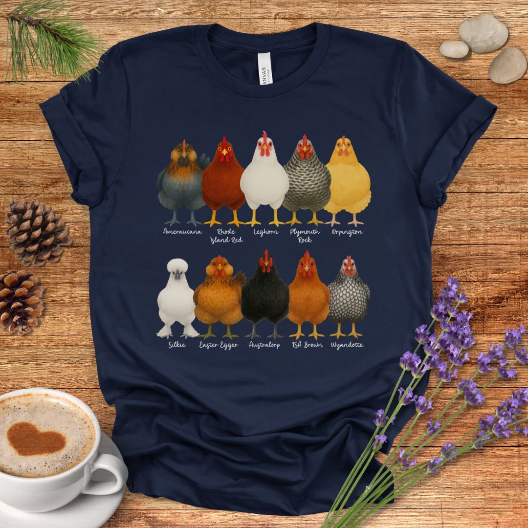 Fancy Chicken Breeds T-Shirt