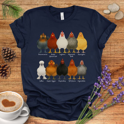Fancy Chicken Breeds T-Shirt