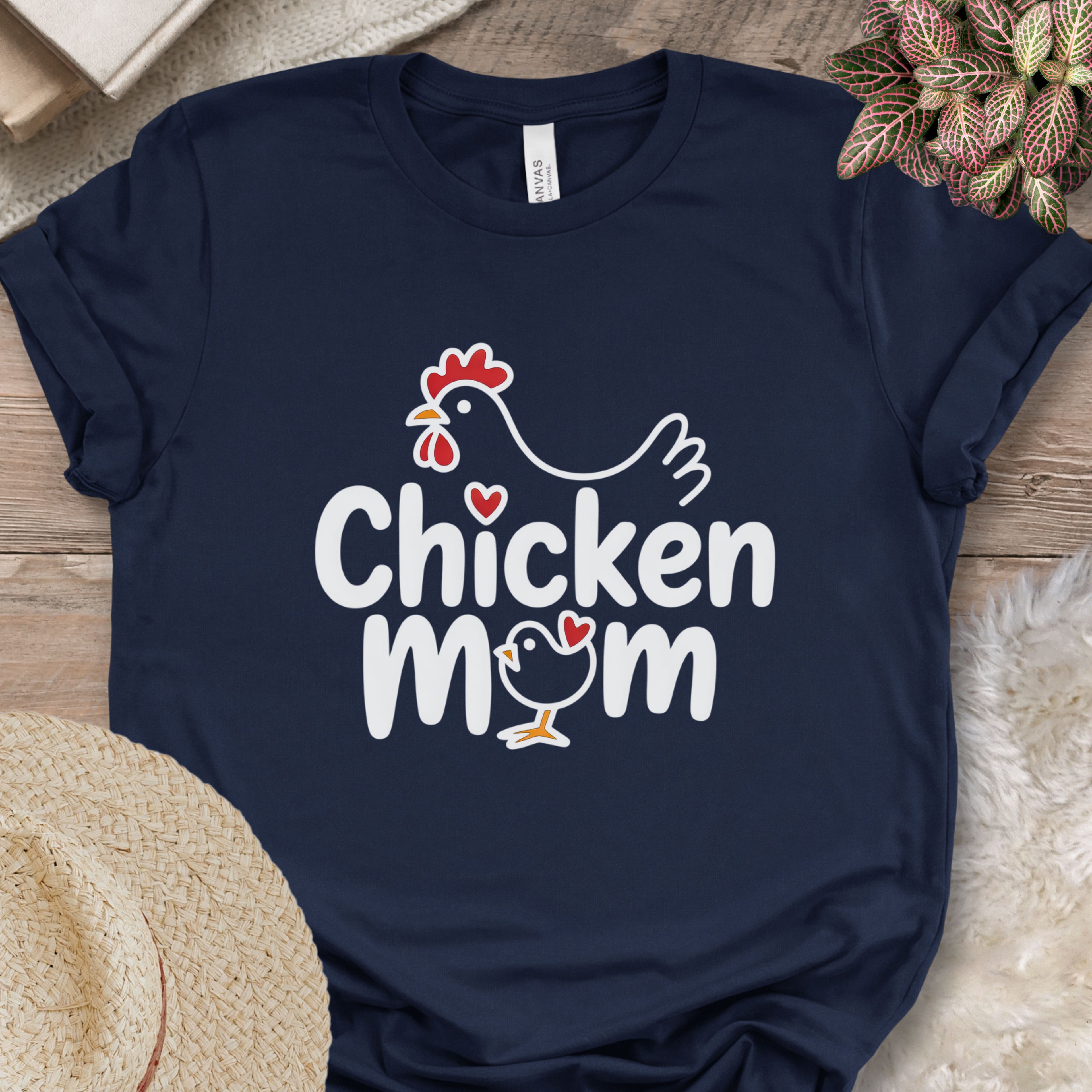 Hen Heart Chicken Mom Shirt