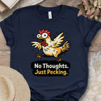 Funny Chicken Brain Empty Humor Tee