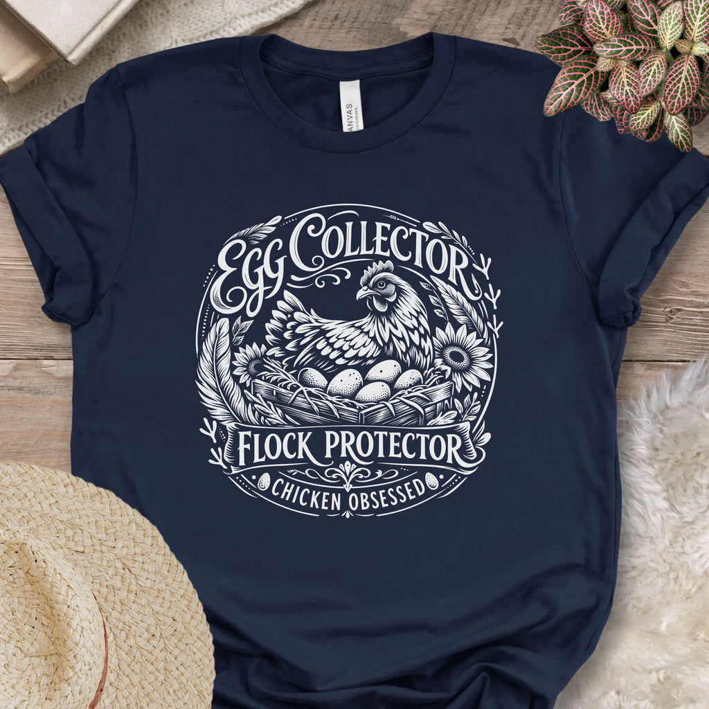 Egg Collector Flock Protector Tee