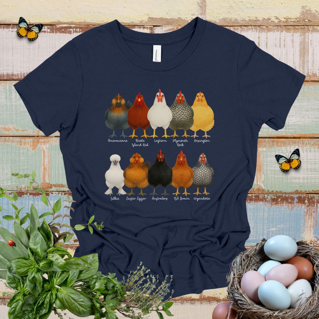Fancy Chicken Breeds Kids T-Shirt