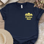 Cute Chicken Mom Chest Tee