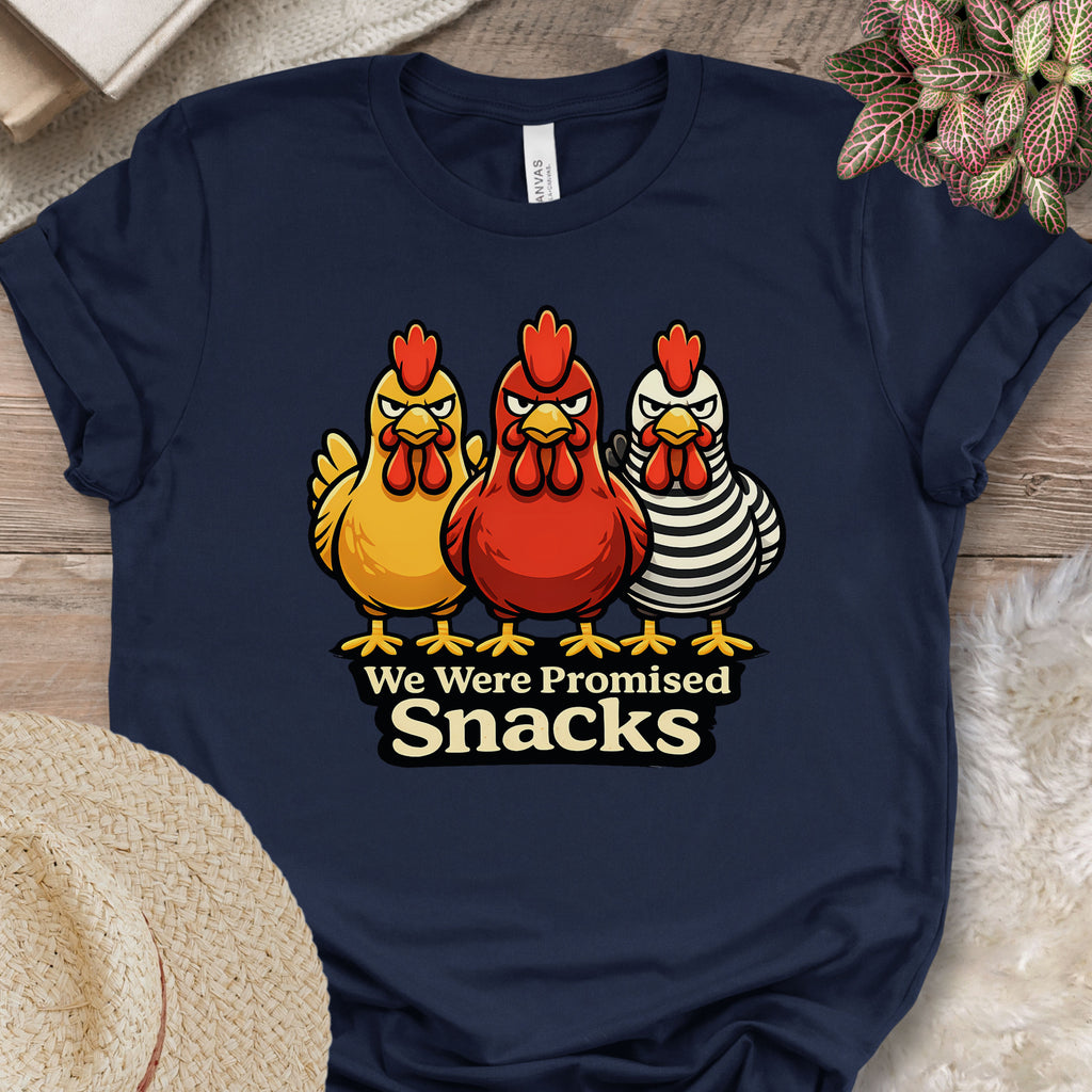 Hungry Chicken Attitude Graphic T-Shirt