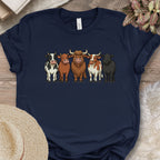 Cow Crew Cartoon Farm Shirt