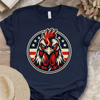 Patriotic Rooster Americana T-Shirt