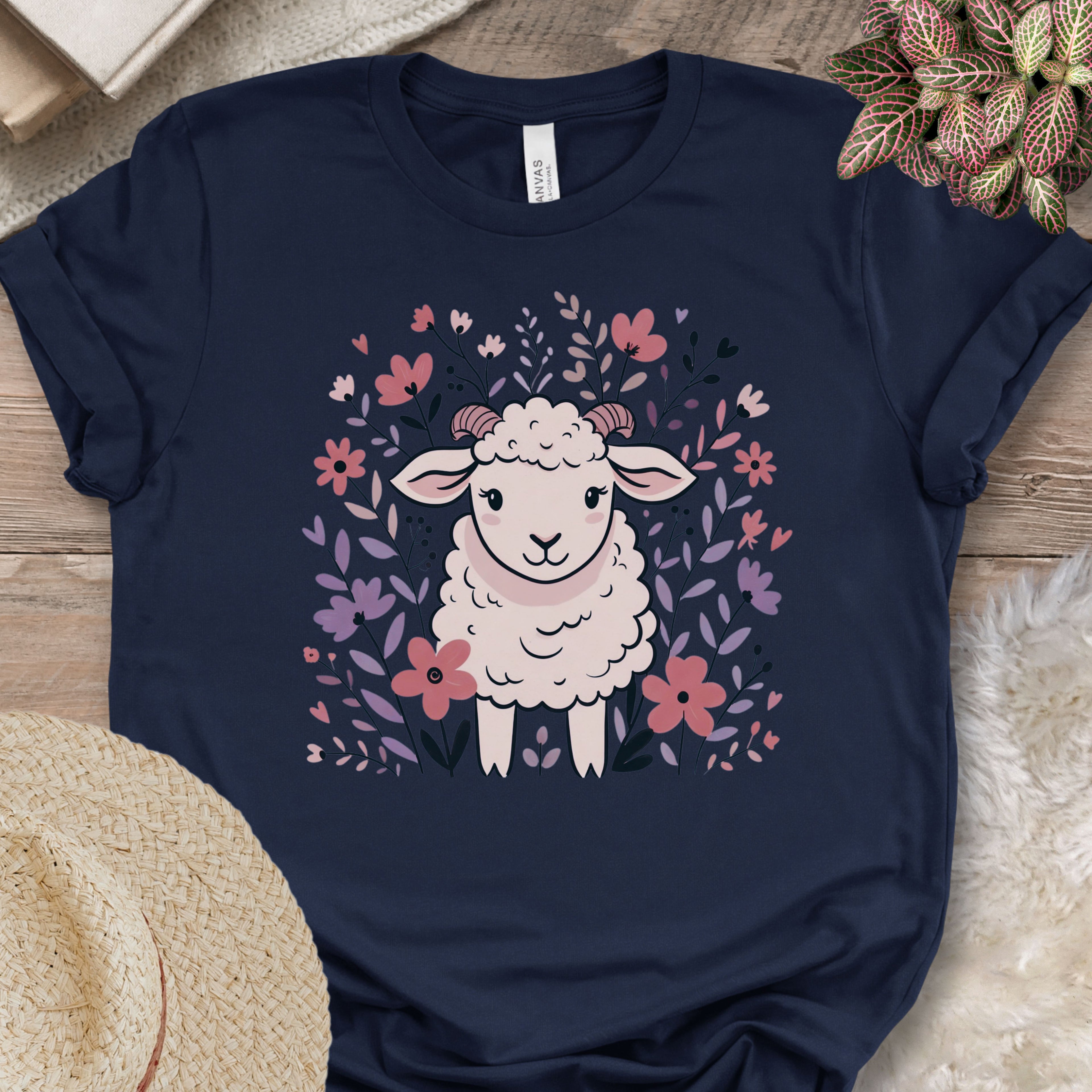 Floral Sheep Cottagecore Shirt