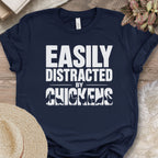 Vintage Distressed Chicken Graphic Tee