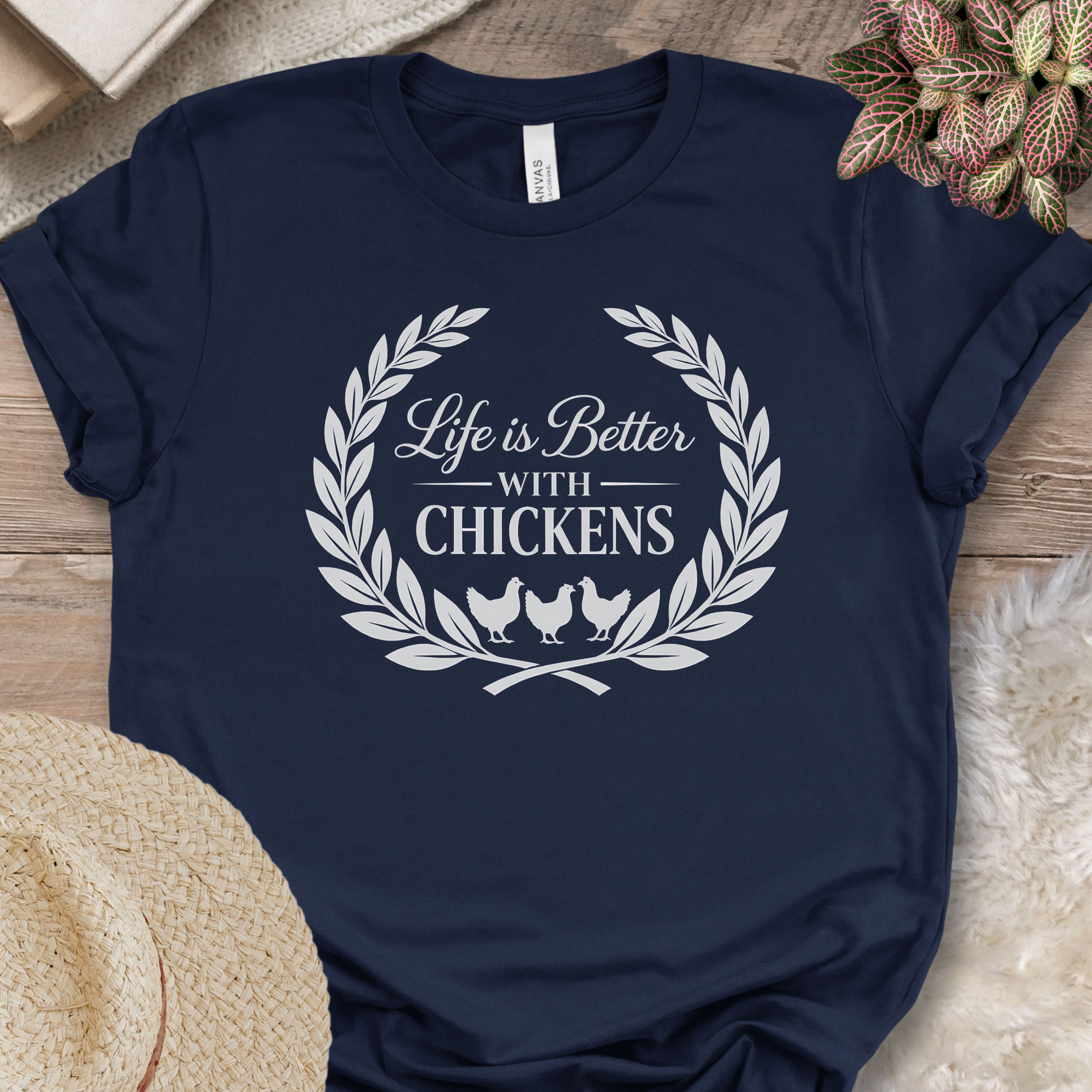 Rustic Poultry Lifestyle Crest T-Shirt