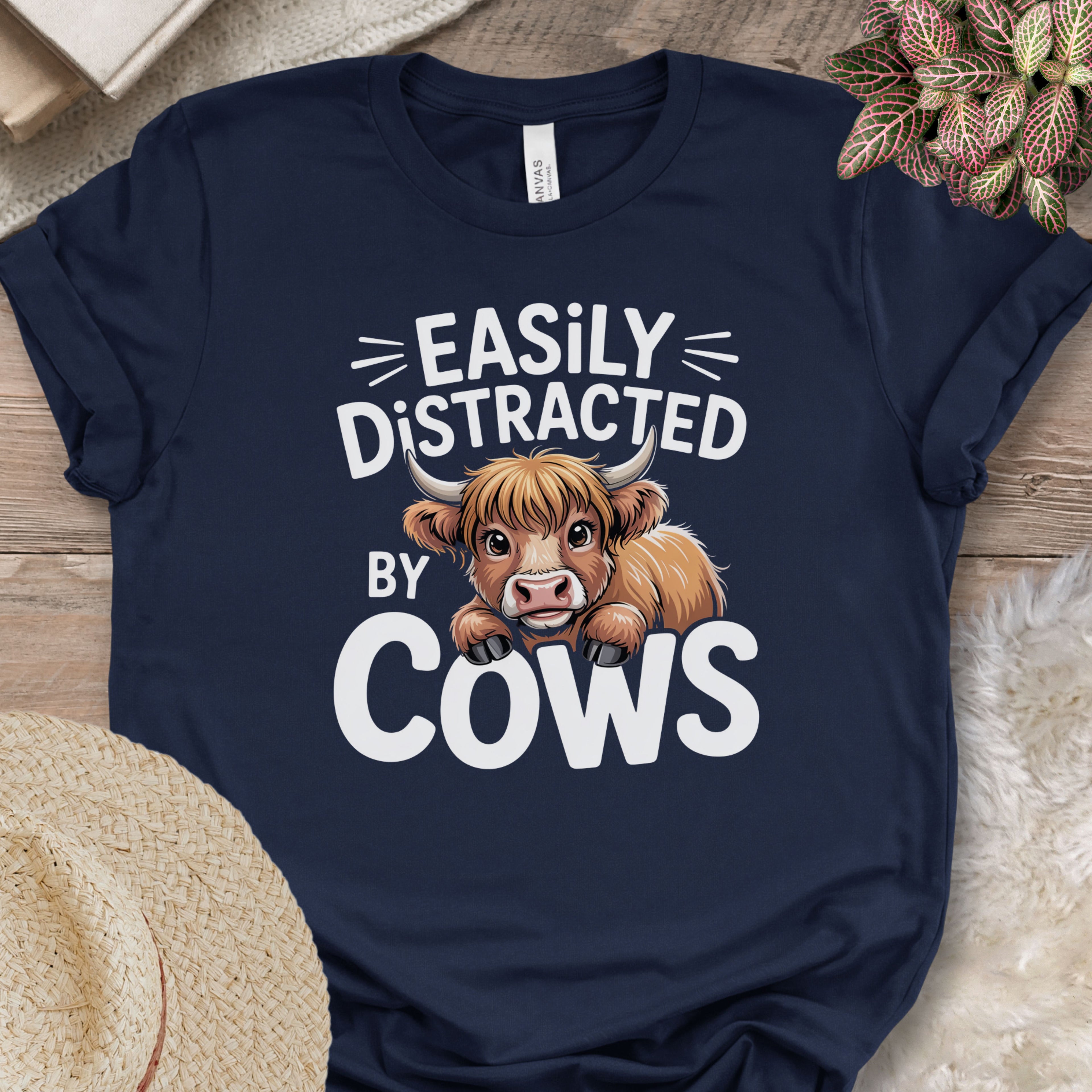 Easily Distracted by Cows Tee