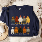 Fancy Chicken Breeds Sweatshirt