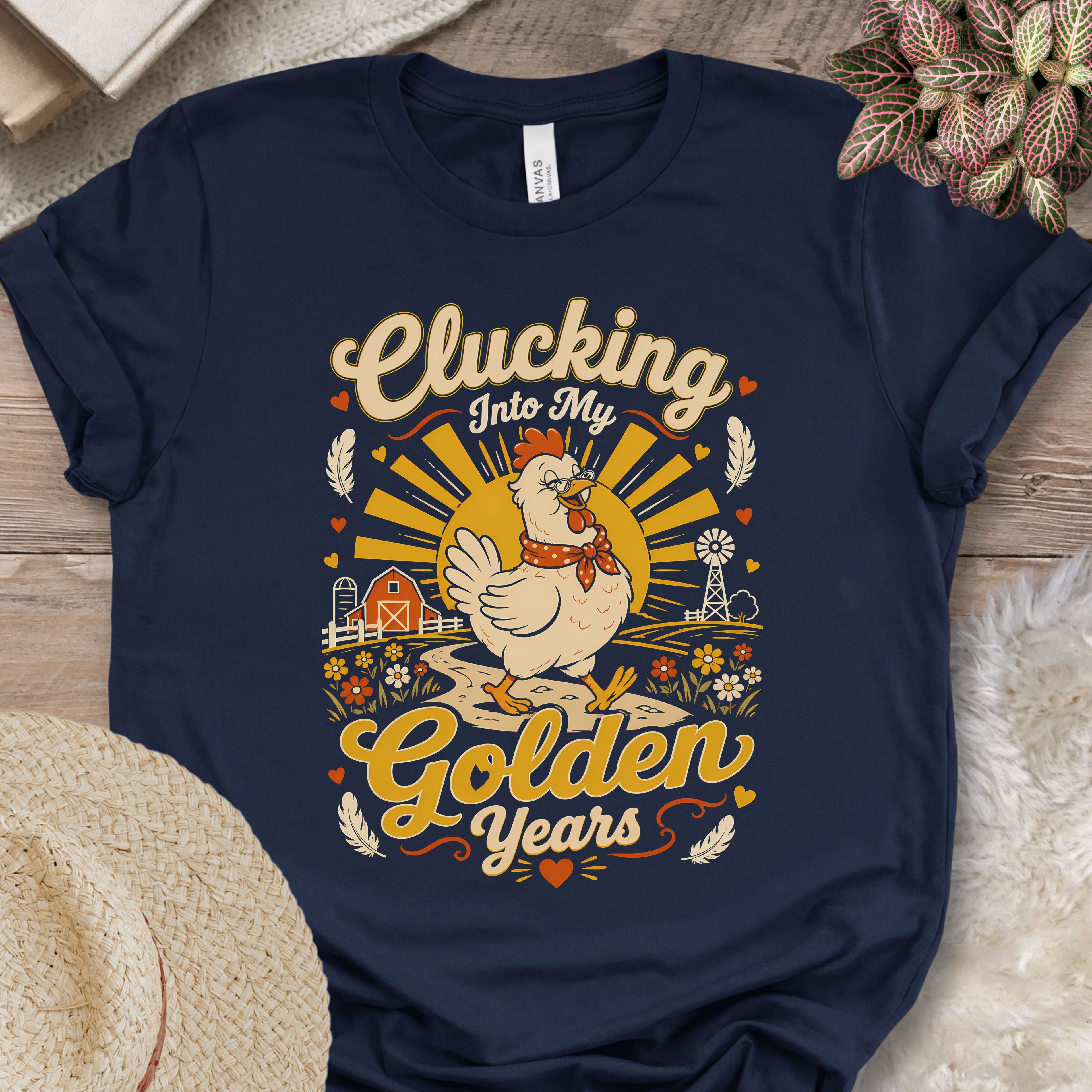 Clucking Into Golden Years T-Shirt