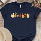 Backyard Chicken Variety Lineup T-Shirt