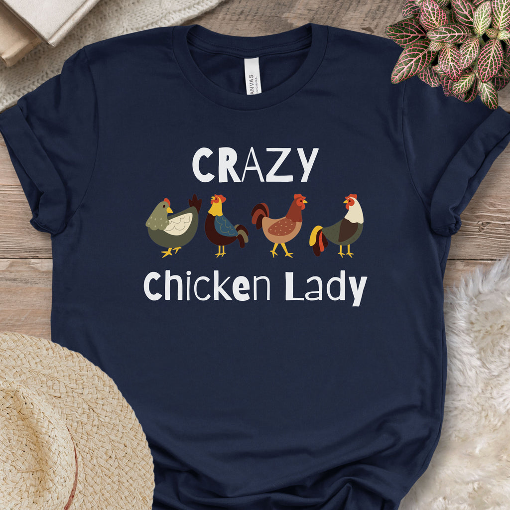 Crazy Chicken Lady T-shirt