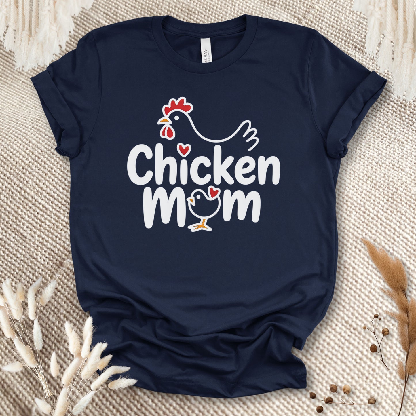 Hen Heart Chicken Mom Shirt