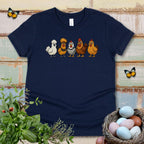 Kids Cartoon Chicken Breeds Tee