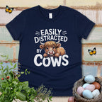 Kids Easily Distracted by Cows Tee