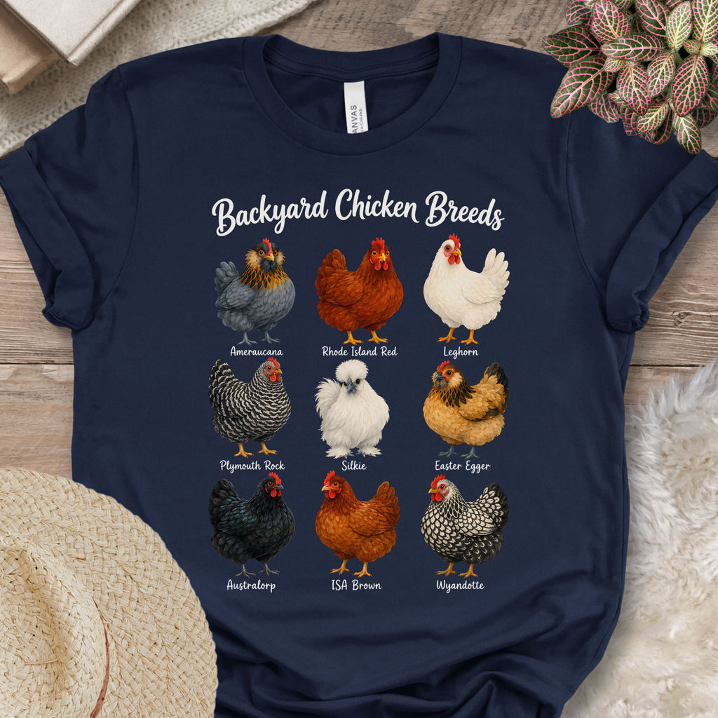 Backyard Hen Breeds T-Shirt