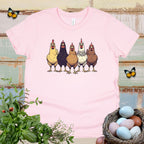Kids Multicolor Chicken Lineup Tee