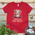 Kids "I Just Love Cows" Tee